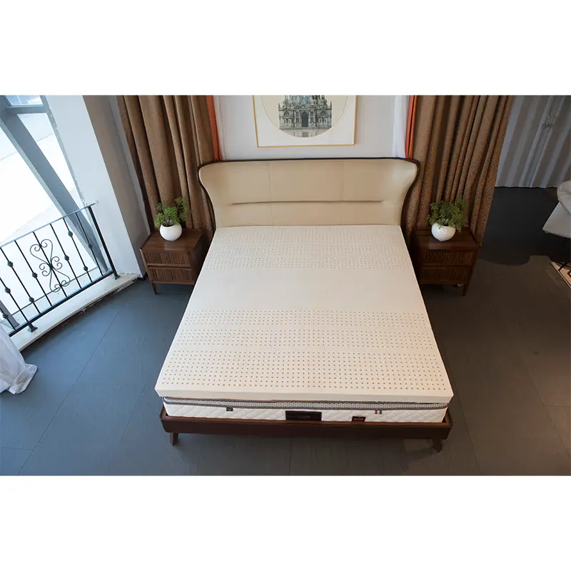 Queen Size 7-svæði Flat latex dýna